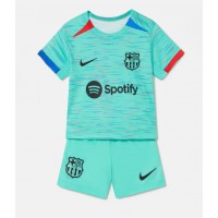 Camiseta Barcelona Dani Olmo #20 Tercera Equipación Replica 2024-25 para niños mangas cortas (+ Pantalones cortos)